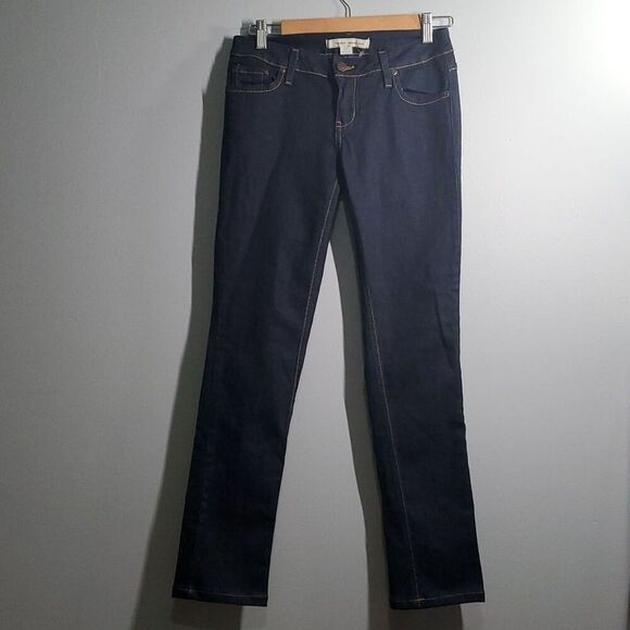 Forever 21 Y2k jeans women's size 27 size 4 US low rise dark jean Made In USA - Picture 2 of 15